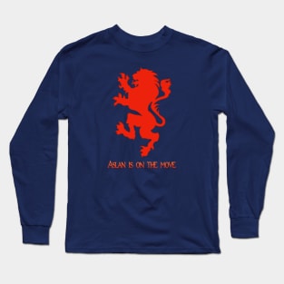 Narnia Flag (Aslan is on the move) Long Sleeve T-Shirt